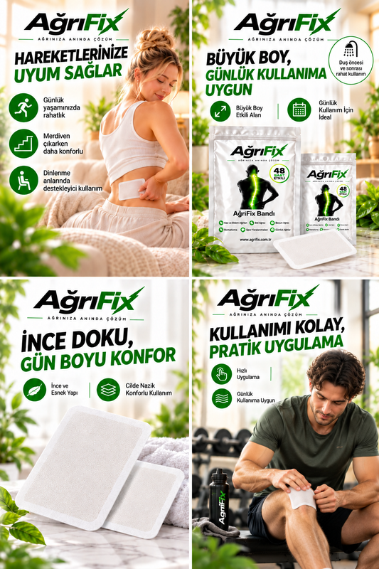 Ağrıfix ile ağrılarınıza son verin.
